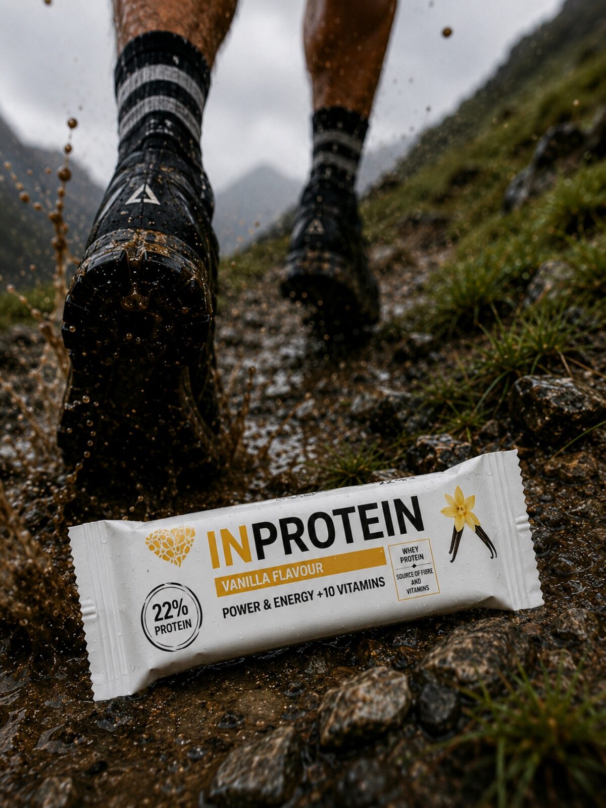 Trail runner with INPROTEIN